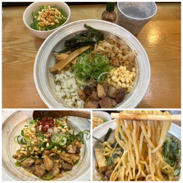 「まぜそば850円たぬきご飯150円」@讃岐ラーメン 香麦の写真