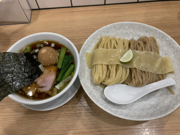 「特製合盛りつけ麺」@麺や 麦ゑ紋の写真