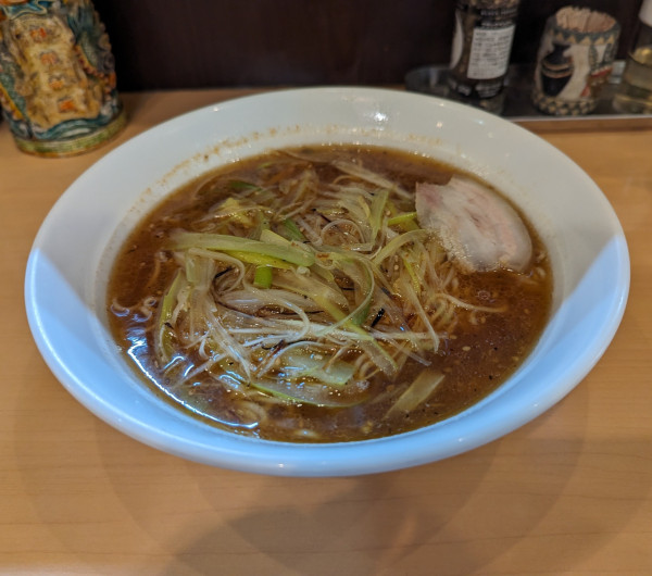 「13湯麺のネギラーメン」@魂麺の写真