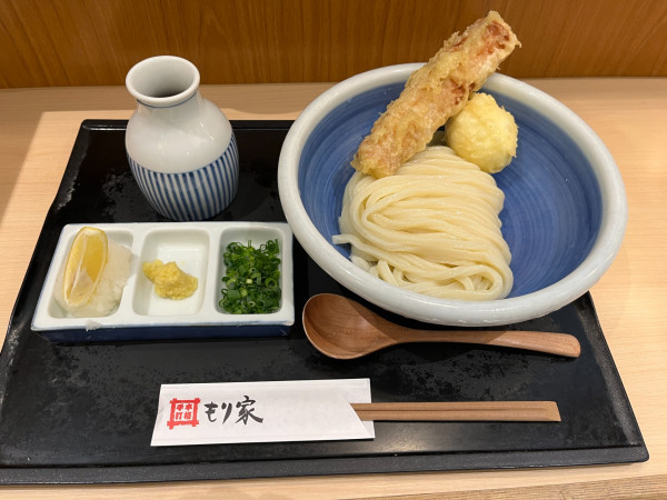 「宇和島えそちくわと半熟たまご天のぶっかけ」@もり家 東京店の写真
