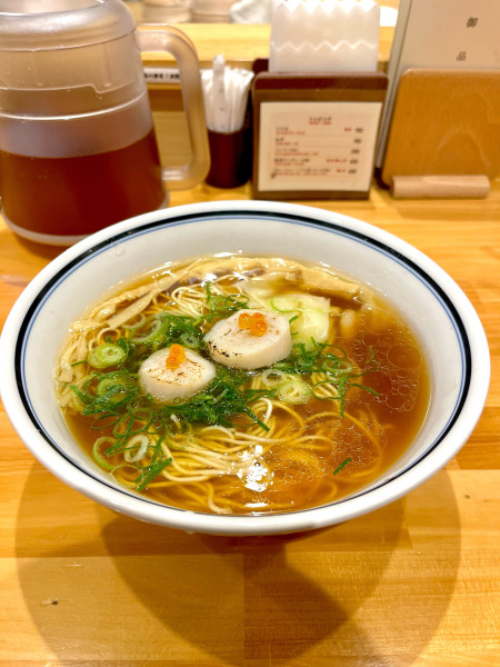 「ホタテラーメン(醤油)」@利尻昆布ラーメン くろおび 六本木店の写真