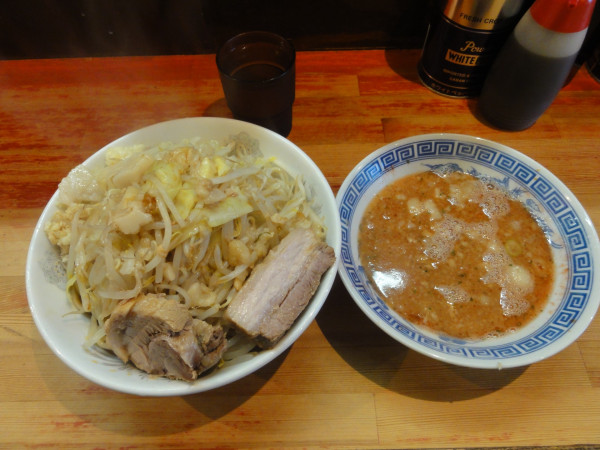 「小950円つけ麺150円全部」@ラーメン二郎 会津若松駅前店の写真