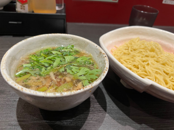 「鴨南蛮つけ麺」@ラーメン大至の写真