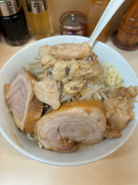 「ラーメン　麺少なめ」@自家製ラーメン 大者の写真