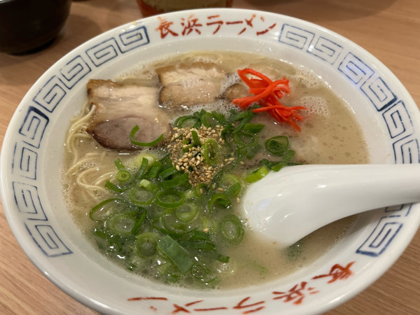 「ラーメン」@長浜ラーメン 長浜一番 仏壇通店の写真