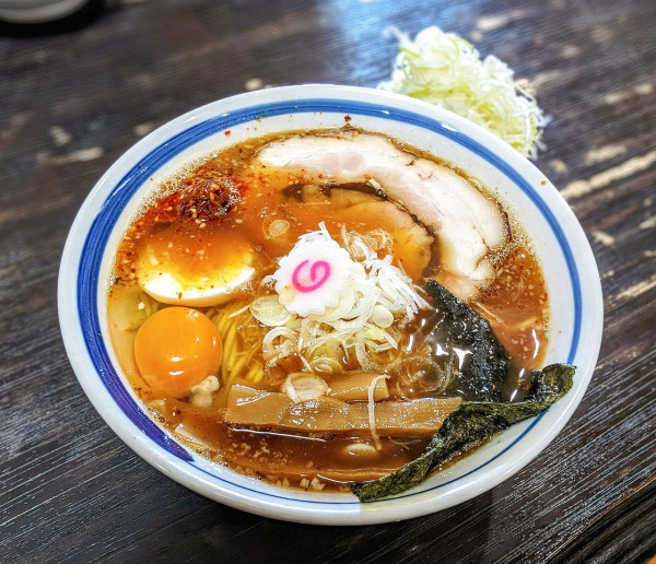 「辛味生たまごラーメン」@各務原 大勝軒の写真