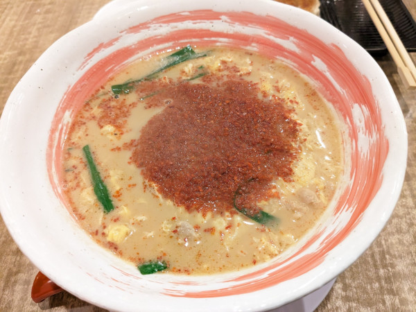 「クリーム辛麺」@宮崎辛麺 みやび 川越店の写真