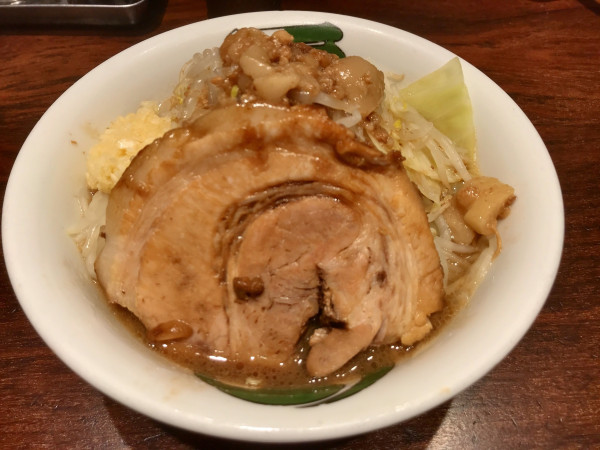 「雷そば（ミニ）（950円）」@ラーメン 雷 東京本丸店の写真