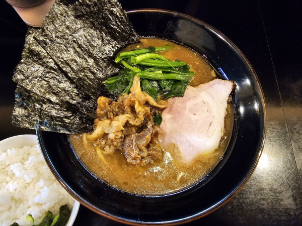 「しょうゆ＋アブラカス　850＋50円」@よご家の写真