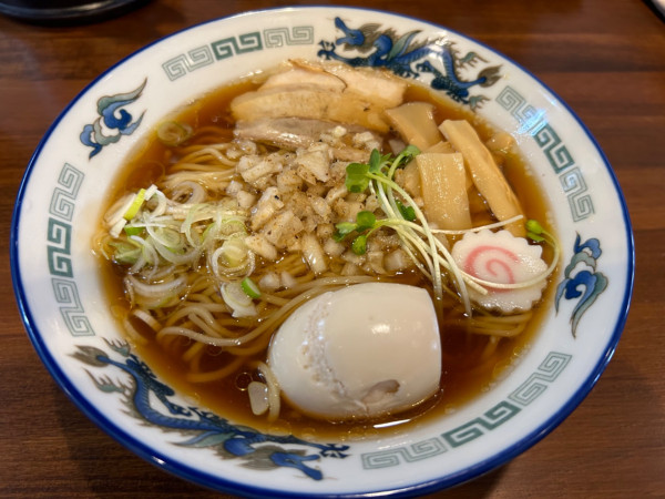 「だし醤油らぁめん800円+味玉100円」@だし醤油らぁめん 双葉の写真