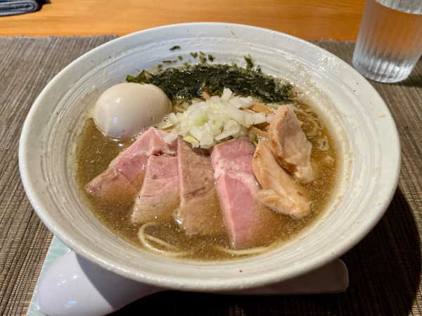 「特製煮干らぁ麺 ＋ 味付き替え玉 ＋ 生卵」@麺屋 さくら井の写真