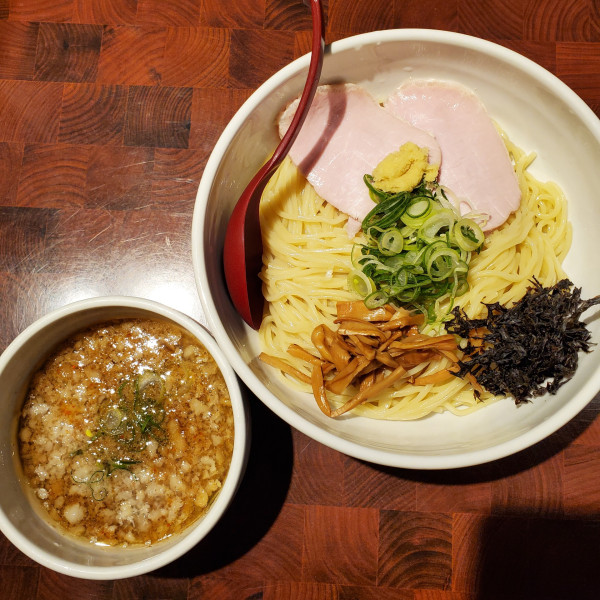 「背脂生姜醤油つけ麺」@生姜醤油専門 我武者羅 代々木店の写真