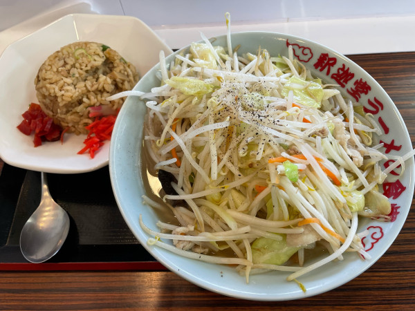 「山脈塩タンメン」@釈迦堂PA（下り） 釈迦堂ラーメン食堂の写真