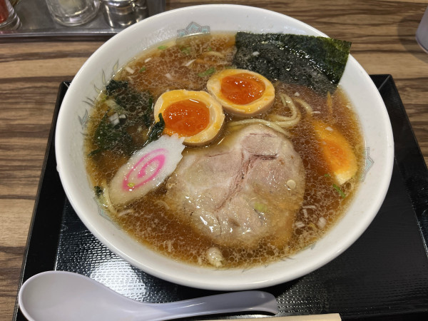 「味玉らーめん　950円」@池袋大勝軒 川越店の写真