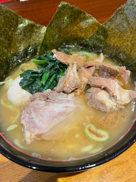 「ラーメン並盛」@横浜家系ラーメン 大将家の写真