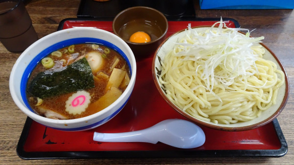 「特製もりそば（1,100円）＋生玉子（60円）」@武蔵村山大勝軒の写真