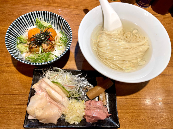 「【限定①】錦爽どりの冷やしそば 極み ￥1800」@寿製麺よしかわ 川越店の写真