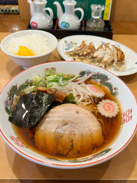 「中華そばセット」@おおすぎ菜館の写真