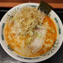 ピリ辛とんこつネギラーメン：640円