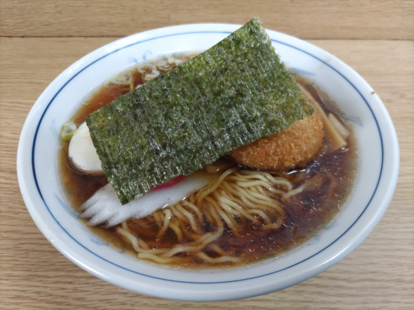 「コロッケラーメン」@めん庵の写真