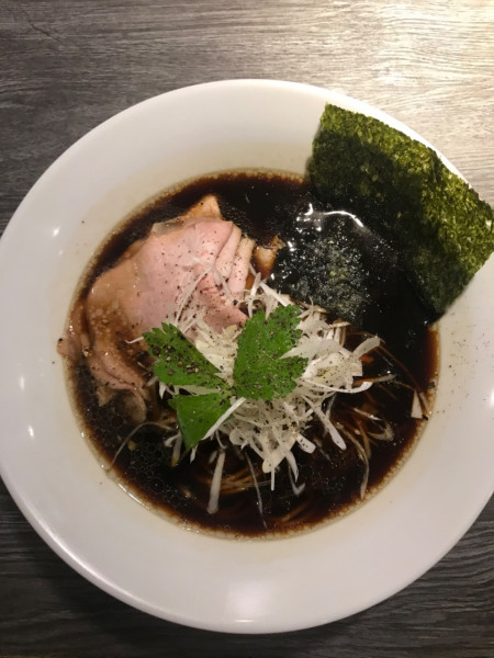 「中華そば 黒（三年天然醸造醤油）」@中華そば 鍾馗 長野店の写真