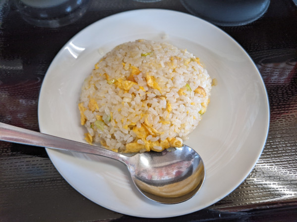 「野菜湯麺＋半炒飯定食：750円」@中華料理 美膳楼の写真