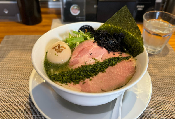 「海苔塩らーめん+ミニ丼セット(チャーシュー丼)¥1400」@RAMEN GOSSOU 新橋店の写真