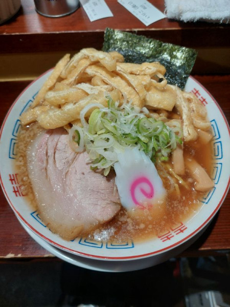 「いりこ 淡口+きつね」@大井町立食い中華蕎麦 いりこ屋の写真