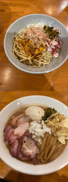 「得製豚と水のそば＋和え玉」@拉麺mellowの写真