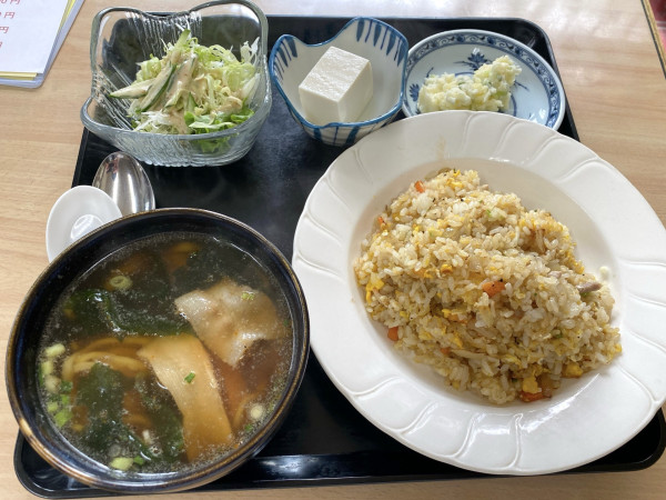 「チャーハン600円（ミニラーメン付き＋200円）」@万友亭の写真