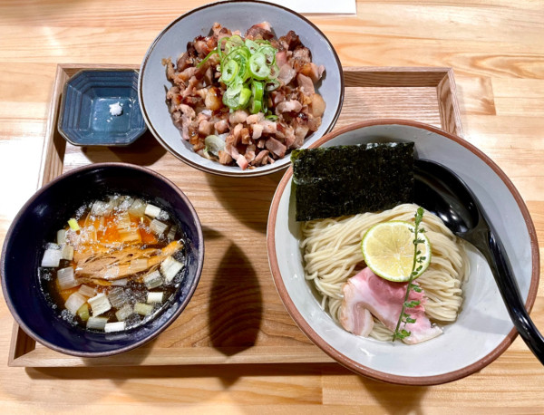 「昆布水つけ麺 (醤油)」@KUMAGAYA RAMEN STANDの写真