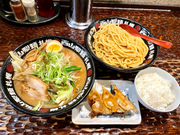 「味噌タンつけ麺 大＋Ａセット＋生ビール」@北のらーめん 美空の写真