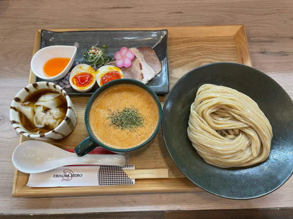 「海老とトマトの特製濃厚つけそば」@えびそば 緋彩の写真
