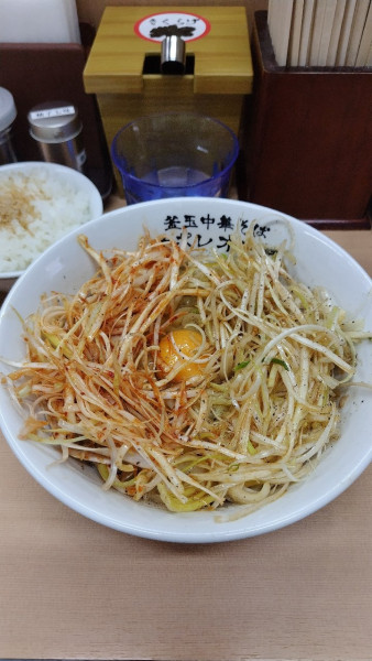 「令6-4-12釜玉中華そば並640円+小ライス150円」@釜玉中華そば ナポレオン軒 祖師ヶ谷大蔵店の写真