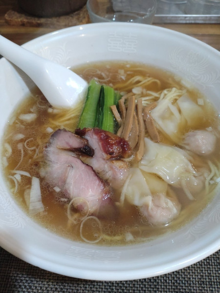 「ワンタン麺3個」@らーめん穀雨の写真