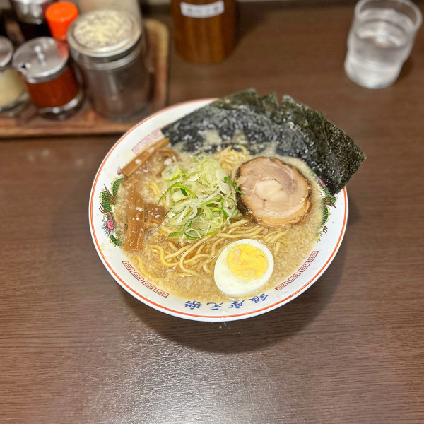 「元らーめん+海苔」@銀座元楽の写真