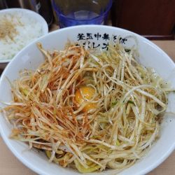令6-4-12釜玉中華そば並640円+小ライス150円