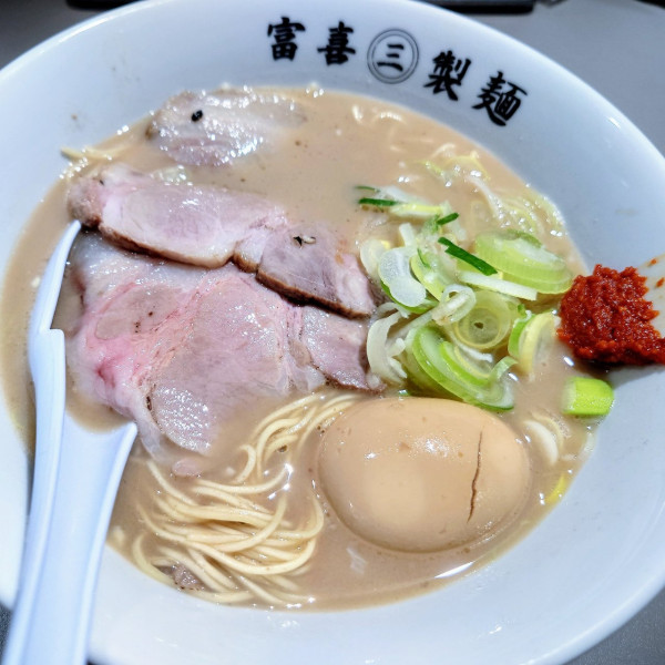 「豚そば」@富喜製麺研究所 六本木店の写真