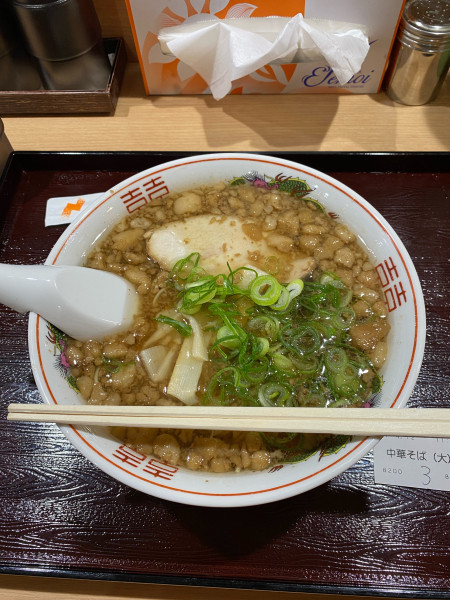 「尾道中華そば大盛」@尾道中華そば 渡なべの写真