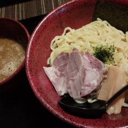 海老つけ麺(同料金1.5玉)(900)