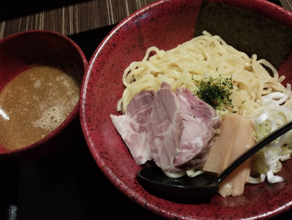 「海老つけ麺(同料金1.5玉)(900)」@らーめん屋本舗 麺龍 仙台駅前店の写真