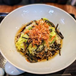 桜エビの葱油和え麺（期間限定）