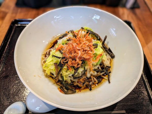 「桜エビの葱油和え麺（期間限定）」@11区担担面の写真
