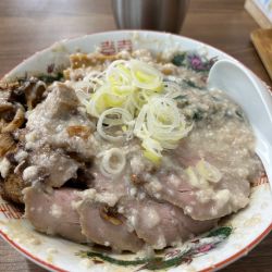 限定 背脂まぜそば　チャーシュー