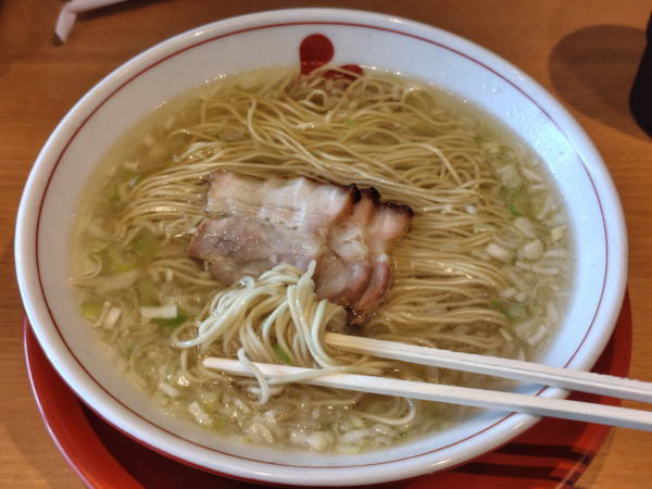 「特製塩中華そば·ちょいごはん」@中華そば はし本の写真