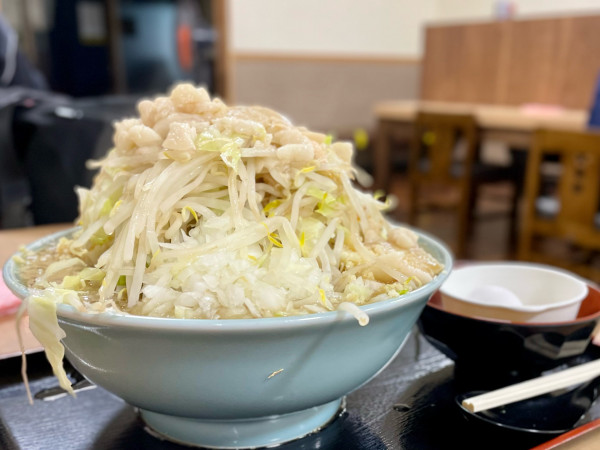 「ラーメン/大盛り/生卵」@らーめん 蓮の写真