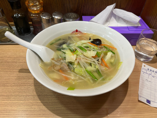 「タンメン500円」@つけ麺大王 蒲田店の写真