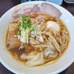 特製いりこそば＋限定和えた玉(1550円)