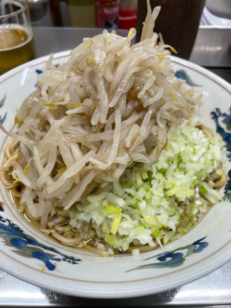 「油そば モヤシ」@中華そば みたかの写真