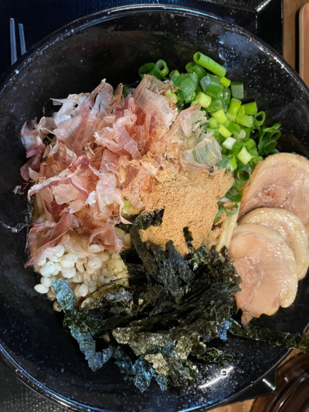 「汁なし中華そば（中）1100円」@麺屋大弐の写真